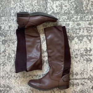 Bass brown leather riding boots